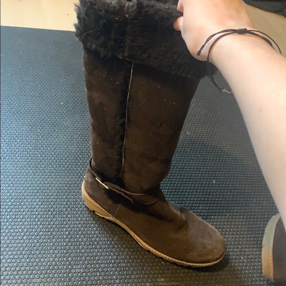 Fur boots